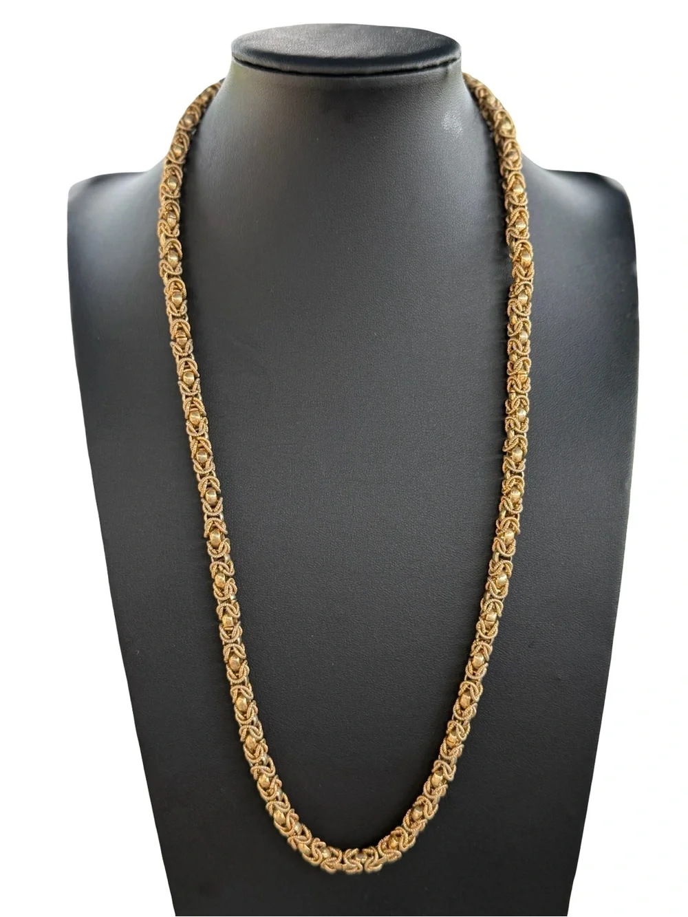 Gold-Tone Textured Statement Necklace - Women Jewelry